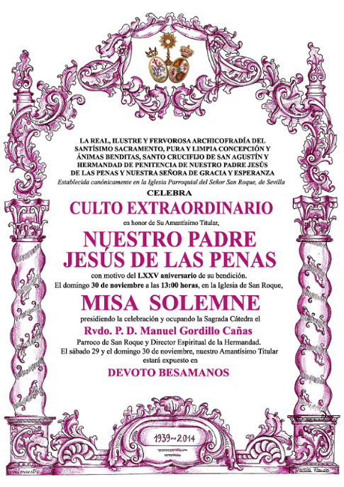 LXXV Bendición Cristo